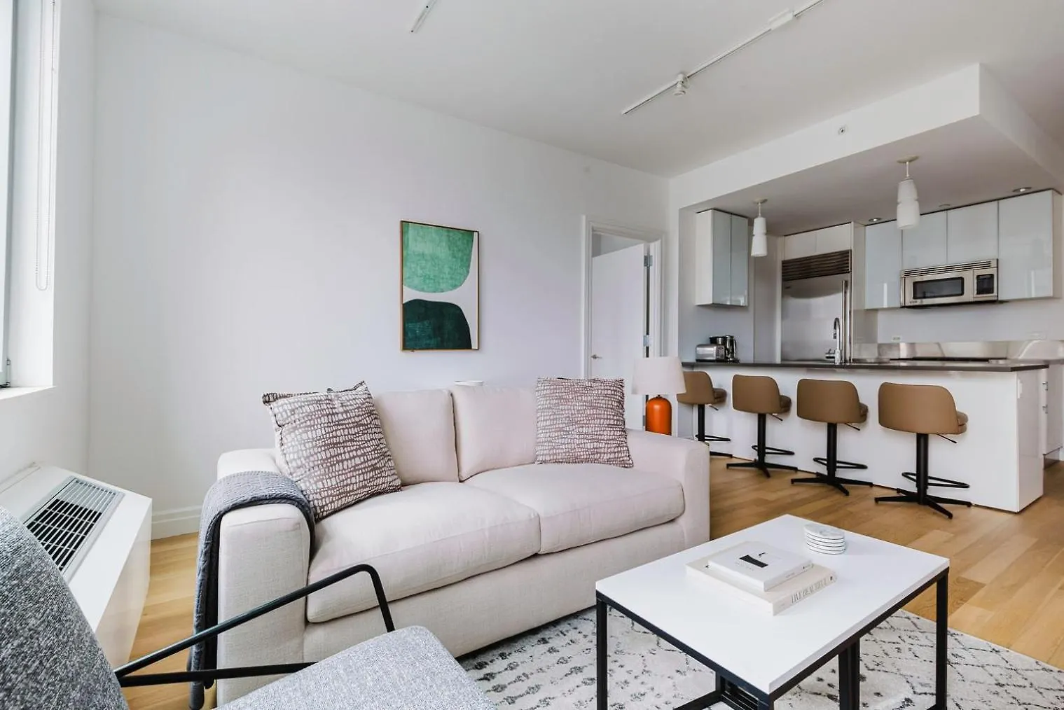 Blueground Midtown W Gym Wd Nr Pier 96 Nyc-1569 Lägenhet New York
